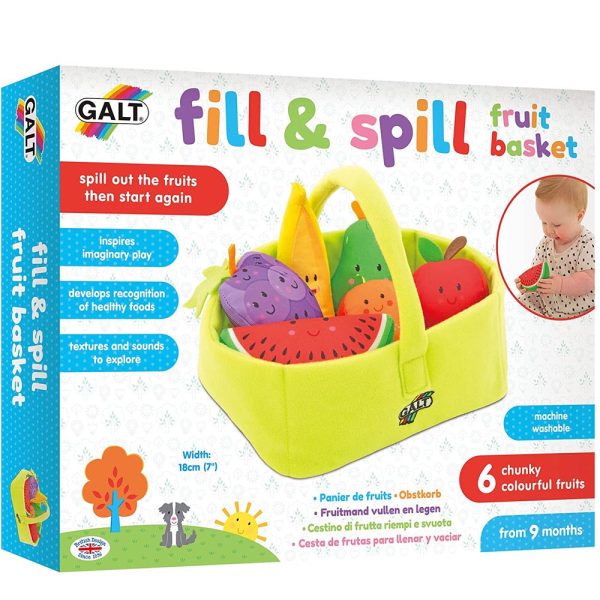 Canasta Frutas Fill & Spill 7 pz