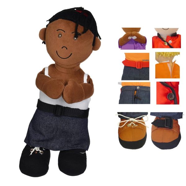 Muñeco Etni Niña Abroche Africana