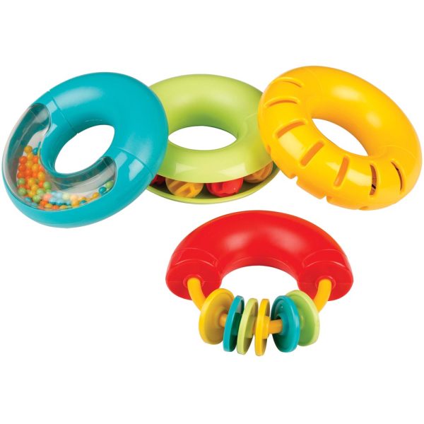 Sonajero Musical Rings 4 pz