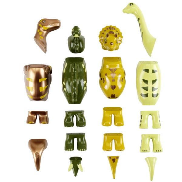 Puzle 3D Dinosaurios Magnéticos 5 pz