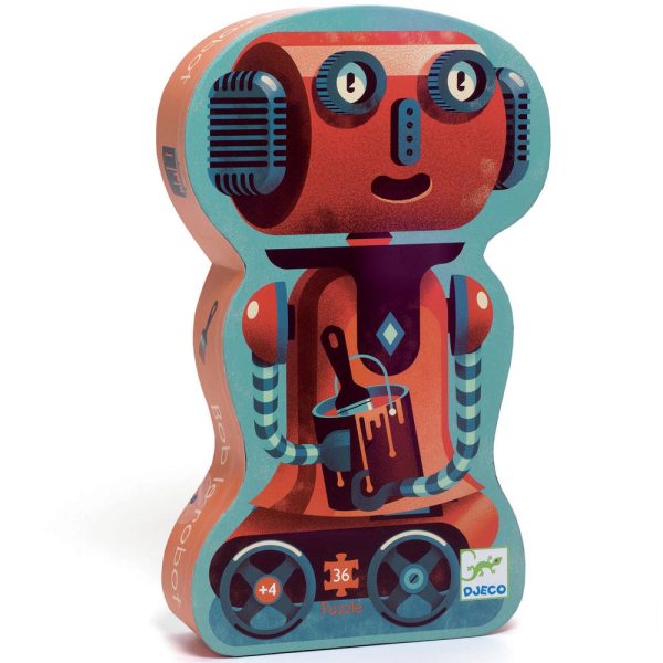 Puzle Silueta 36 pz Robot